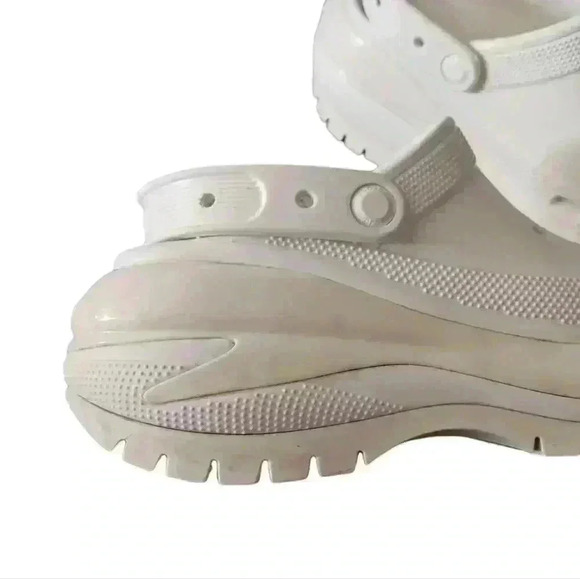 Crocs Classic Unisex White Mega Crush Clog 10 W 8 M - Picture 13 of 14